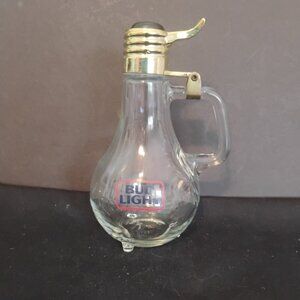 Vintage Bud Light Syrup Carafe 1980s
